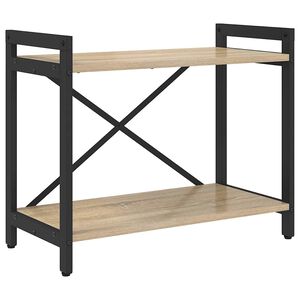 vidaXL &Eacute;tag&egrave;re 60 x 30 x 50 cm Bois d'ing&eacute;nierie Ch&ecirc;ne Sonoma