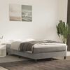 vidaXL Matelas de lit &agrave; ressorts ensach&eacute;s fermet&eacute; moyenne gris clair 120x220x20 cm