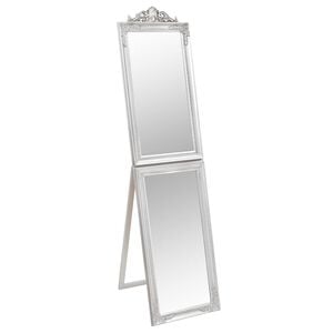 vidaXL Miroir sur pied Argent&eacute; 50x200 cm