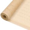 vidaXL Filet brise-vue Beige 1,5x10 m PEHD 75 g/m&sup2;