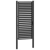 vidaXL Portail de jardin verrouillable noir 100x200 cm aluminium
