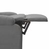 vidaXL Fauteuil inclinable Gris foncé Tissu