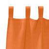 vidaXL Rideaux occultants avec anneaux 2 pcs Orange vif 175 x 140 cm