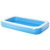 Bestway Piscine Gonflable 305 x 183 x 46 cm Rectangulaire pour Bleu