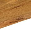 vidaXL Dessus de table 100x60x2,5 cm bord vivant bois massif manguier