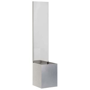 vidaXL &Eacute;cran de confidentialit&eacute; de jardin Argent 32 x 32 x 150 cm