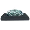 vidaXL Coussins de plancher de palette lot de 2 Anthracite Tissu