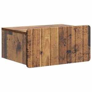 vidaXL Cabinet de chevet mural Bois ancien 49 x 34,5 x 24 cm