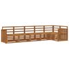 vidaXL Ensemble de canap&eacute;s d'ext&eacute;rieur 6 pc Naturel Polyester