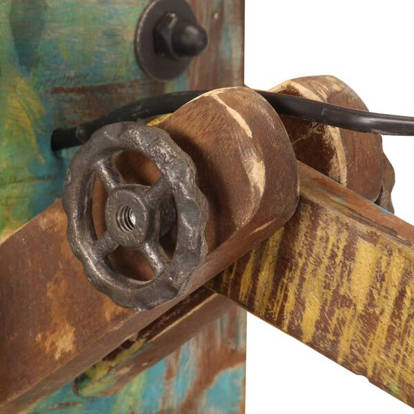 vidaXL Applique Style industriel Multicolore Ronde E27