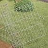 vidaXL Cage pour lapins Argent 650 x 55 x 55 cm Acier galvanisé