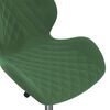 vidaXL Chaises pivotantes &agrave; manger lot de 4 Vert fonc&eacute; Velours