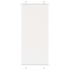 vidaXL Store pliss&eacute; blanc 85x200 cm largeur du tissu 84,4 cm polyester