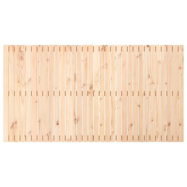vidaXL T&ecirc;te de lit murale 204x3x110 cm Bois massif de pin