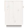 vidaXL Meuble TV Blanc 90x40x60 cm Bois de pin massif