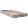 vidaXL Cadre de lit sans matelas gris b&eacute;ton 90x190 cm