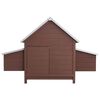 vidaXL Poulailler Marron 157x97x110 cm Bois