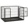 vidaXL Parc pour chiots Acier 91,5x59x61 cm