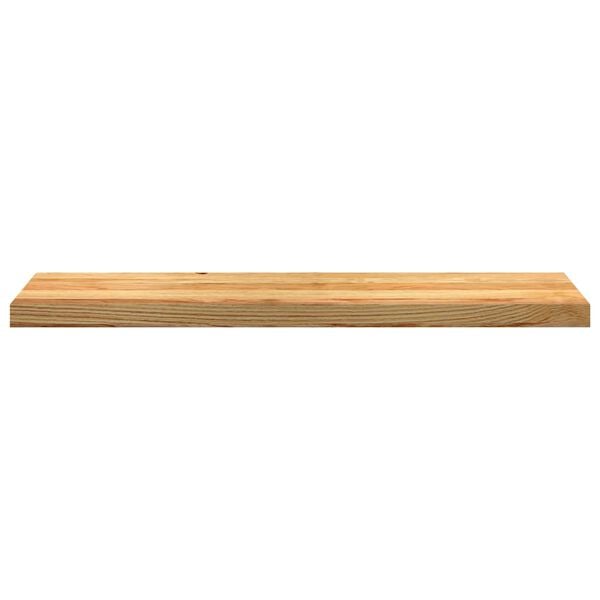 vidaXL Appuis de fenêtre 2 pcs marron clair bois de chêne massif