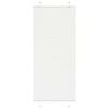 vidaXL Store pliss&eacute; blanc 90x200 cm largeur du tissu 89,4 cm polyester