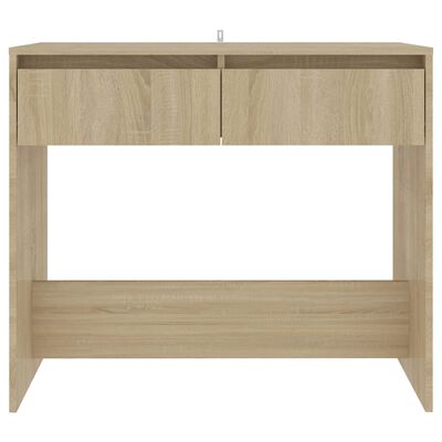 vidaXL Table console chêne sonoma 89x41x76,5 cm bois d'ingénierie