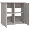 vidaXL Support pour aquarium sonoma gris 81x36x73 cm bois d'ing&eacute;nierie
