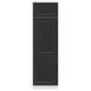 vidaXL Armoire de cuisine Kalmar noir bois d'ing&eacute;nierie