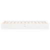 vidaXL Cadre de lit sans matelas blanc bois massif 75x190 cm