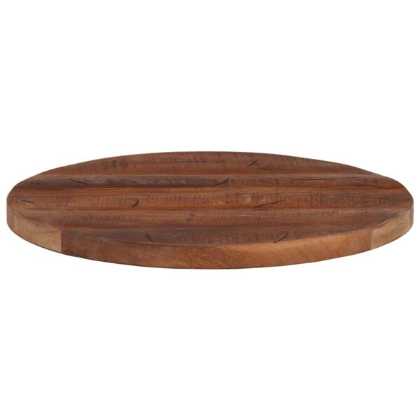 vidaXL Dessus de table &Oslash; 60x3,8 cm rond bois massif de r&eacute;cup&eacute;ration