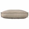 vidaXL Coussin pour dossier de palette Taupe 70 x 40 x 12 cm