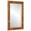 vidaXL Miroir Montage mural avec miroir Marron 70 x 50 x 3 cm Verre
