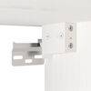 vidaXL Armoires murales 2 pcs Blanc 30x30x100 cm Bois de pin massif