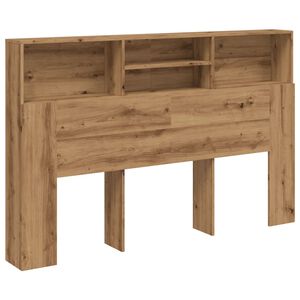 vidaXL Armoire &agrave; t&ecirc;te de lit Ch&ecirc;ne artisanal 180x19x103,5 cm
