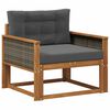 vidaXL Sofa de milieu ext&eacute;rieur Naturel