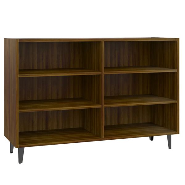 vidaXL Buffet chêne marron 103,5x35x70 cm bois d'ingénierie