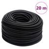 vidaXL Tuyau d'air hybride noir 0,6" 20 m caoutchouc et PVC