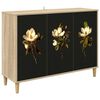 vidaXL Buffet BREMEN Sonoma 102 x 33 x 75 cm Bois d'ing&eacute;nierie