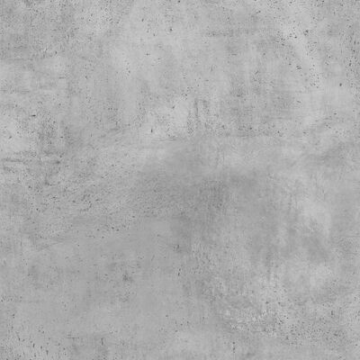 vidaXL Banc de rangement gris béton 62x42x45 cm bois d'ingénierie