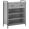 vidaXL Cabinet &agrave; chaussures 76 x 36,5 x 93 cm Bois d'ing&eacute;nierie