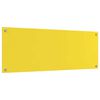 vidaXL Protection de cuisine Jaune 110 x 40 cm verre tremp&eacute;