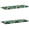 vidaXL Coussins de banc 2 pi&egrave;ces SOEST 2 pc 100 % polyester