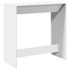 vidaXL Table de bar blanc 102x50x103,5 cm bois d'ing&eacute;nierie