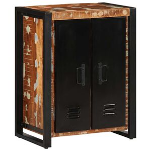 vidaXL Buffet multicolore 55x35x70 cm bois massif r&eacute;cup&eacute;ration