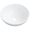 vidaXL Lavabo Blanc 28x28x10 cm C&eacute;ramique