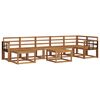 vidaXL Ensemble de canap&eacute;s d'ext&eacute;rieur 8 pc Naturel
