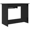 vidaXL Bureau Ch&ecirc;ne noir 100 x 50 x 76 cm Bois d'ing&eacute;nierie