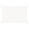 vidaXL Voile d'ombrage 160 g/m&sup2; Blanc 3,5x5 m PEHD
