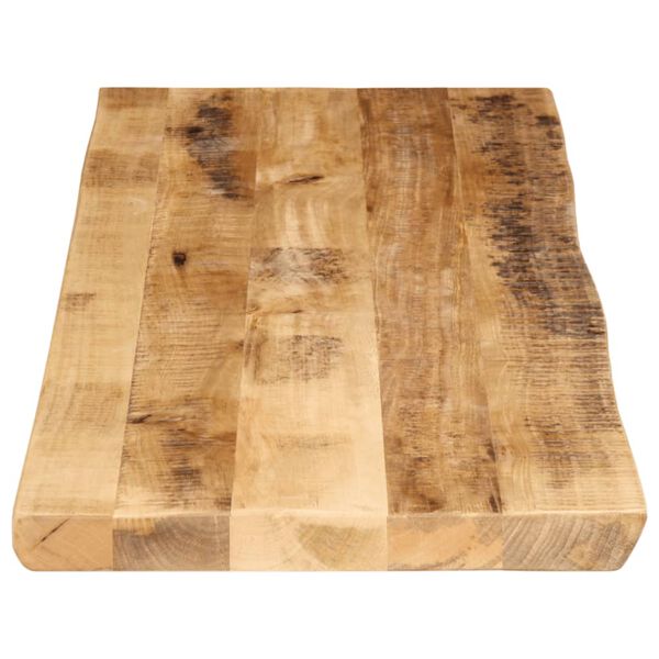 vidaXL Dessus de table bord vivant 110x40x2,5 cm bois de manguier brut