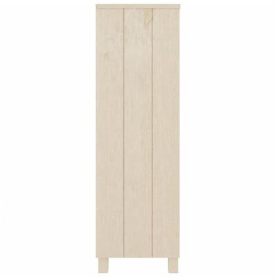 vidaXL Bibliothèque HAMAR Marron miel 85x35x112 cm Bois de pin massif