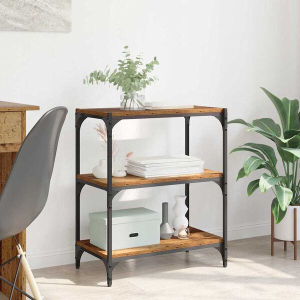 vidaXL Biblioth&egrave;que Bois ancien 60 x 33 x 70,5 cm